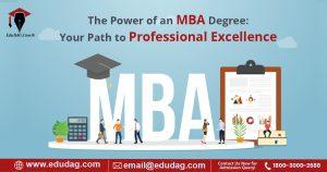 The Power of an MBA Degree: Your Path to Professional Excellence